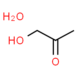 ChemSpider 2D Image | 1-Hydroxyacetone hydrate (1:1) | C3H8O3