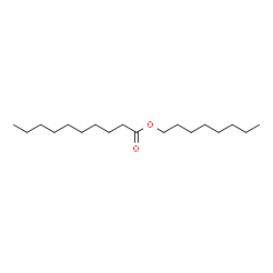 ChemSpider 2D Image | Octyl caprate | C18H36O2