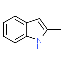 ChemSpider 2D Image | 2-Methylindole | C9H9N