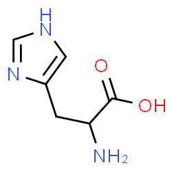ChemSpider 2D Image | DL-Histidine | C6H9N3O2