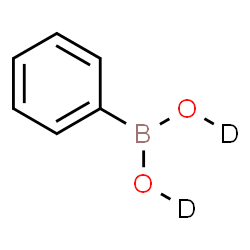 ChemSpider 2D Image | Phenyl(~2~H_2_)boronic acid | C6H5D2BO2