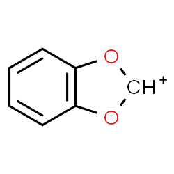 ChemSpider 2D Image | 1,3-Benzodioxol-2-ylium | C7H5O2