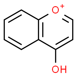 ChemSpider 2D Image | 4-Hydroxychromenium | C9H7O2