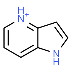 ChemSpider 2D Image | 1H-Pyrrolo[3,2-b]pyridin-4-ium | C7H7N2