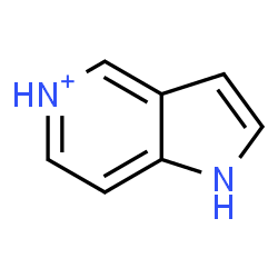 ChemSpider 2D Image | 1H-Pyrrolo[3,2-c]pyridin-5-ium | C7H7N2