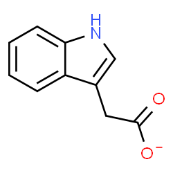 ChemSpider 2D Image | 3-Indoleacetate | C10H8NO2