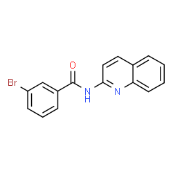 ChemSpider 2D Image | 3-Bromo-N-(2-quinolinyl)benzamide | C16H11BrN2O