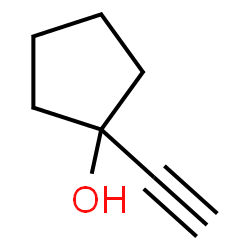 ChemSpider 2D Image | 1-Ethynylcyclopentanol | C7H10O