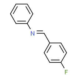 ChemSpider 2D Image | 1-(4-Fluorophenyl)-N-phenylmethanimine | C13H10FN