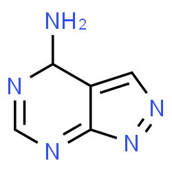 ChemSpider 2D Image | 4H-Pyrazolo(3,4-d)pyrimidin-4-amine | C5H5N5