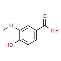 ChemSpider 2D Image | Vanillic acid | C8H8O4