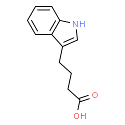 ChemSpider 2D Image | Indole-3-butyric acid | C12H13NO2