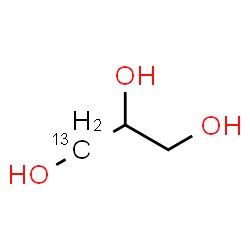 ChemSpider 2D Image | 1,2,3-(1-~13~C)Propanetriol | C213CH8O3