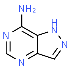 ChemSpider 2D Image | 1H-Pyrazolo[4,3-d]pyrimidin-7-amine | C5H5N5