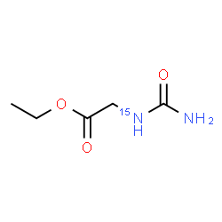 ChemSpider 2D Image | ethyl 2-(carbamoylamino)acetate | C5H10N15NO3