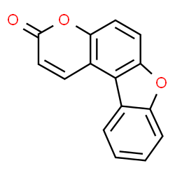 ChemSpider 2D Image | 3H-[1]Benzofuro[3,2-f]chromen-3-one | C15H8O3
