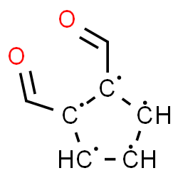 ChemSpider 2D Image | 1,2-Diformyl-1,2,3,4,5-cyclopentanepentayl | C7H5O2