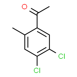 ChemSpider 2D Image | 1-(4,5-Dichloro-2-methylphenyl)ethanone | C9H8Cl2O