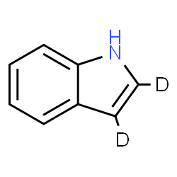 ChemSpider 2D Image | (2,3-~2~H_2_)-1H-Indole | C8H5D2N