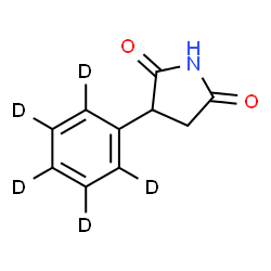 ChemSpider 2D Image | 3-(~2~H_5_)Phenyl-2,5-pyrrolidinedione | C10H4D5NO2