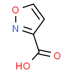 ChemSpider 2D Image | isoxazole carboxylic acid | C4H3NO3