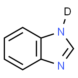 ChemSpider 2D Image | (1-~2~H)-1H-Benzimidazole | C7H5DN2