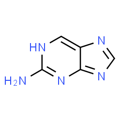 ChemSpider 2D Image | 2-Aminopurine | C5H5N5