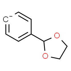 ChemSpider 2D Image | 1,3-Dioxolan-2-ylbenzenide | C9H9O2