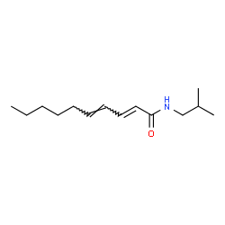 ChemSpider 2D Image | (2E,4E)-N-Isobutyl-2,4-decadienamide | C14H25NO