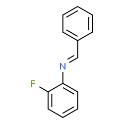 ChemSpider 2D Image | (E)-N-(2-Fluorophenyl)-1-phenylmethanimine | C13H10FN