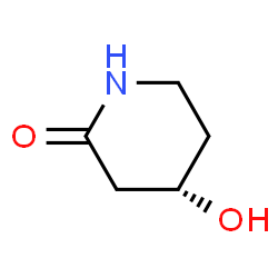 ChemSpider 2D Image | (S)-4-Hydroxypiperidin-2-one | C5H9NO2