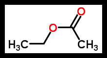 Ethyl acetate structure